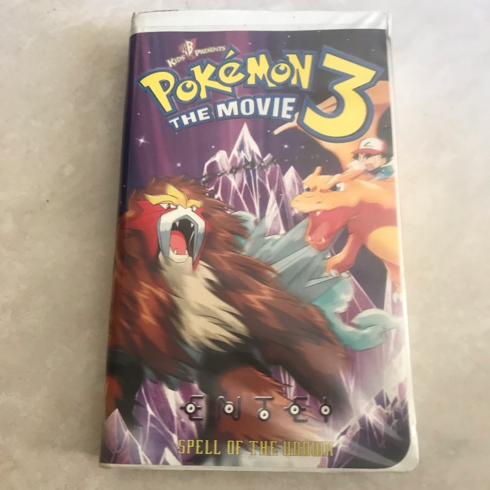 Pokemon 3 the movie vhs